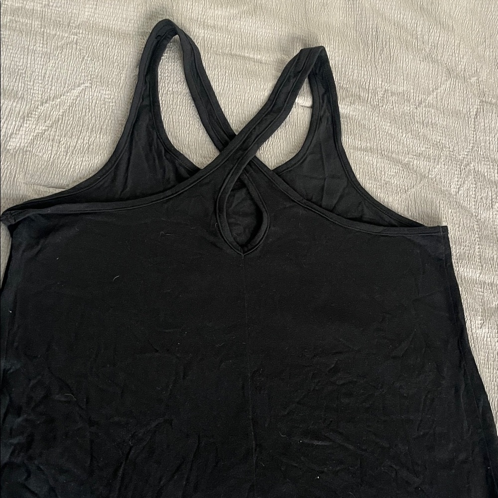 Under Armour Black Tank Top with Pink Logo - Picture 6 of 8